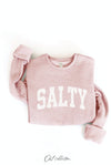 SALTY sweatshirt: TAN / XL