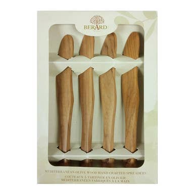 Berard Olive Wood Spreaders Set