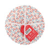 Floral Bamboo Paper Plate Set