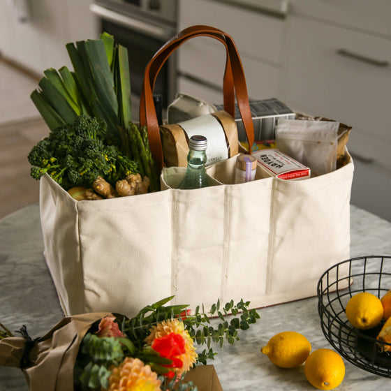Canvas Grocery Tote Bag