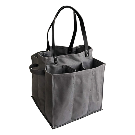 Blue Stripe Canvas Tote