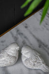 Lovebirds Cement Figurine
