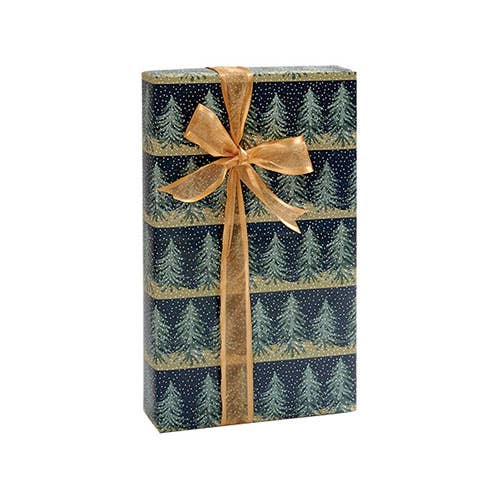 Christmas Premium Bulk Gift Wrap Paper: White Berries Kraft / 1 Pack / 24"x417'