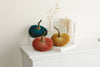 Pumpkin Large Velvet, Fall Mantel Decor, Halloween Table: Harvest
