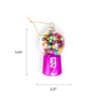Gumball Machine Glass Ornament