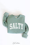 SALTY sweatshirt: TAN / XL