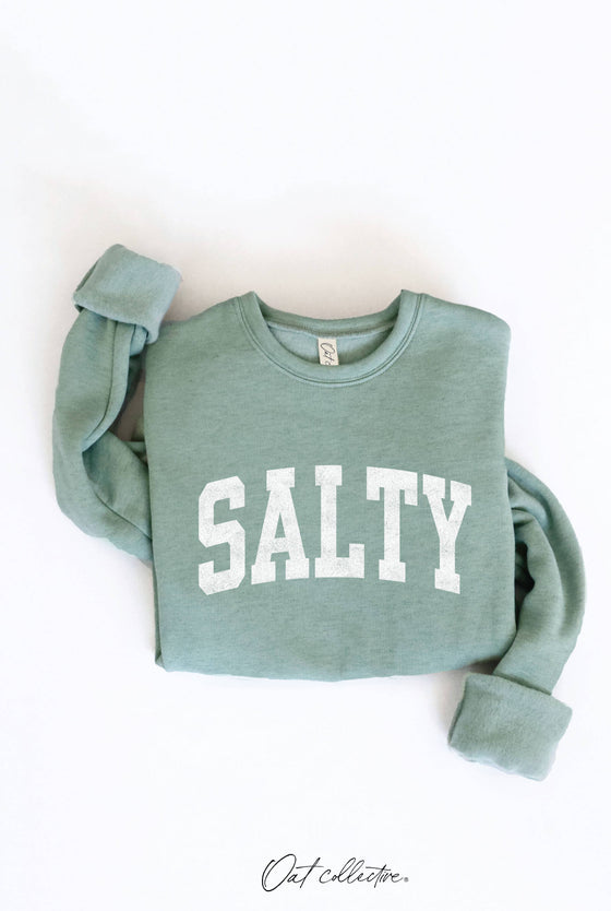 SALTY sweatshirt: TAN / XL