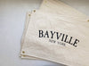 Custom Town Name Canvas Banner Flag with Grommets: Navy