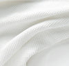 Waffle Bed Blanket: White / King/Cal. King