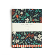  Mistletoe and Holly Tea Towel