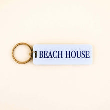  Blue Beach House Keychain