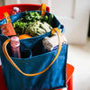 Blue Stripe Canvas Tote