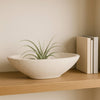 White Artisanal Terracotta Bowl