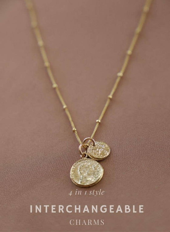 Coin Charm Necklace