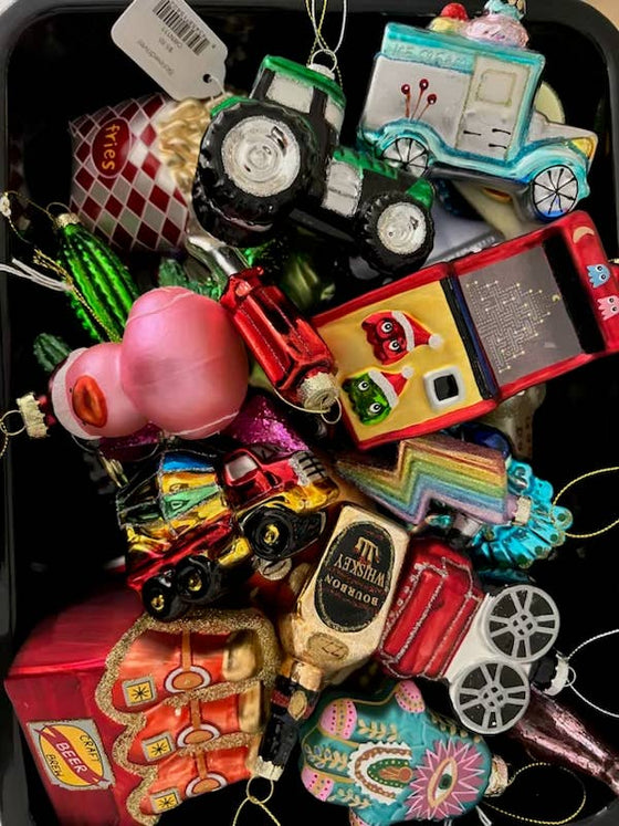 Pink Sprinkle Donut Ornament