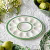Le Jardin Embossed Rattan Egg Plate