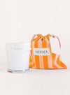 Striped Bagged Candle: Sea Change