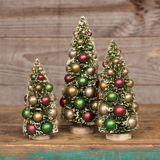 Multicolor Bottlebrush Christmas Tree