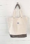 Navy Anchor Tote Bag