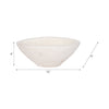 White Artisanal Terracotta Bowl