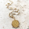 Coin jewelry pearl necklace boutique salon jewelry