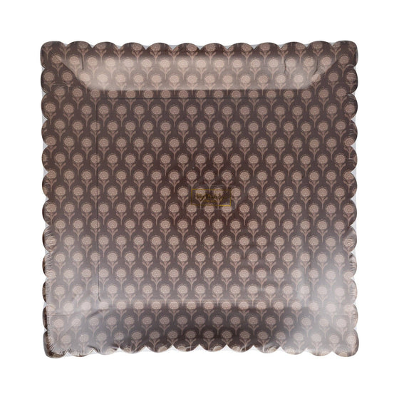 Dark Floral Plate