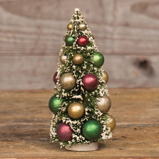 Multicolor Bottlebrush Christmas Tree