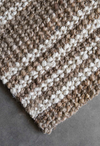 Osbourne Stripe Jute Mats, Runners & Rugs: 100% Jute / 2'6" x 14'