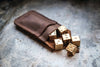 Brass Dice - set of 6
