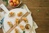 White Round Charcuterie Board: Small