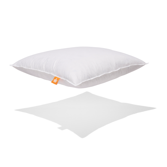 White Goose Feather Cushions: 26" x 26" / Medium
