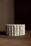 Fluted Marble Soap Dish