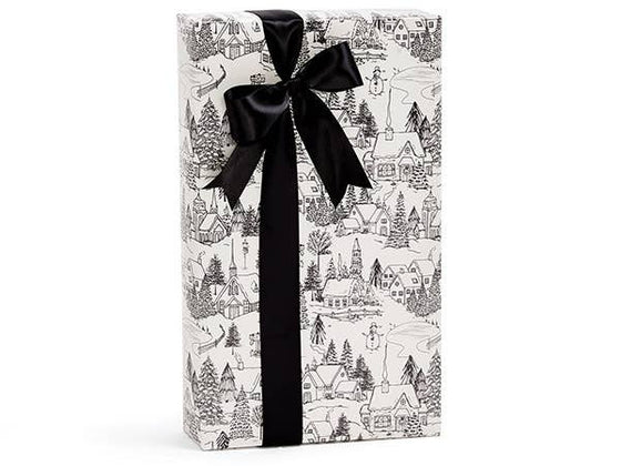 Christmas Premium Bulk Gift Wrap Paper: White Berries Kraft / 1 Pack / 24"x417'
