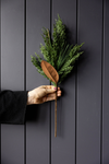 Magnolia Norfolk Cypress Mixed Real Touch Stems: Large Stem - 42"