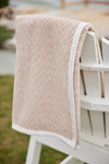 Harborview Herringbone Blanket: Tan