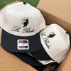 American Honey Vintage Trucker Hat, Fourth of July Hat : Red / Khaki