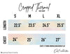UNITED STATES OF AMERICA Cropped Thermal Vintage Pullover: DUSTY VANILLA / XL