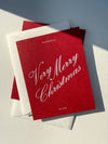 Merry Christmas No. 61: Creme / Single Card