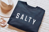 Salty Crewneck Sweatshirt  : Heather Dust / X-large