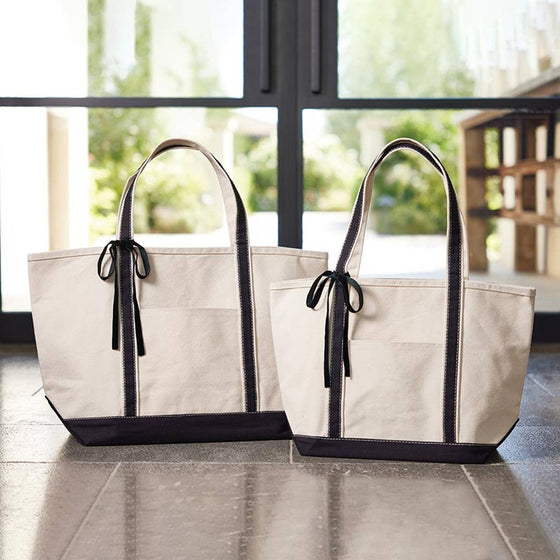 Bow Luxe Canvas Tote