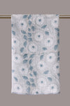 Cadet Blue Gauze Block Printed Towel