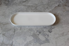  Oval Catchall Tray Large: White