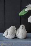 Lovebirds Cement Figurine