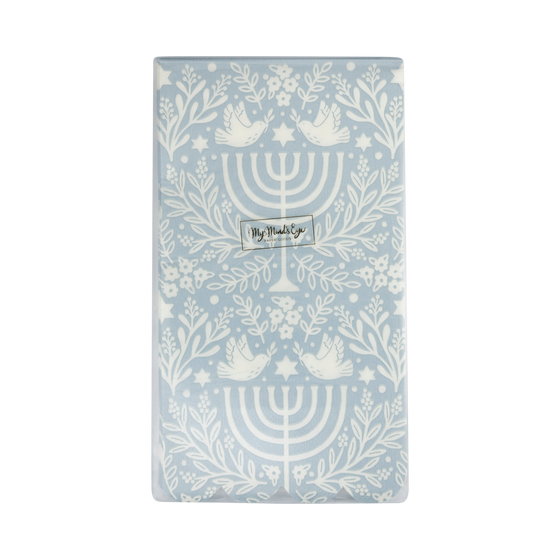 Floral Menorah Napkin