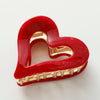 Juliette Valentine | Small Heart Metal Claw Clip: Assorted
