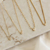CZ Chain Necklace: Gold / Emerald Cut Curb Chain