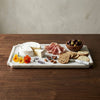 White marble rectangular framed board large