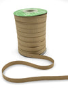 3/8" Khaki Woven Grosgrain Ribbon