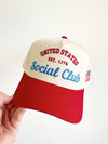 United States Social Club Vintage Trucker Hat