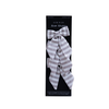 Beige Striped Mini Fabric Bows with Clips Set